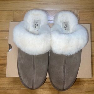 Ugg slippers. Only worn once. Comes with box